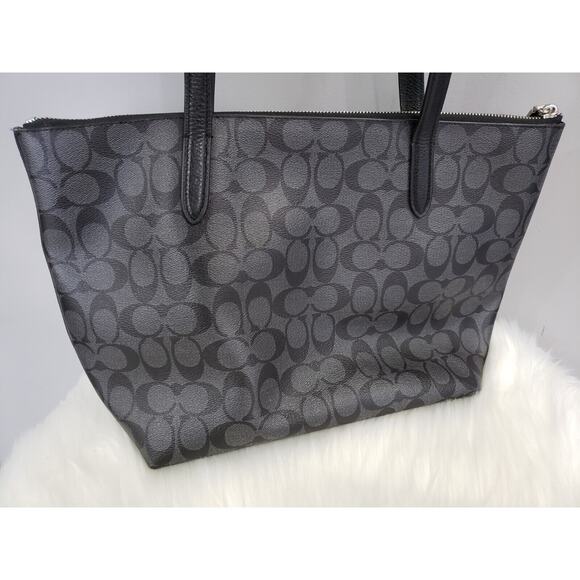 COACH Taylor Tote Handbag New York Skyline Limited Edition Macys M1777-31204 - Picture 5 of 10